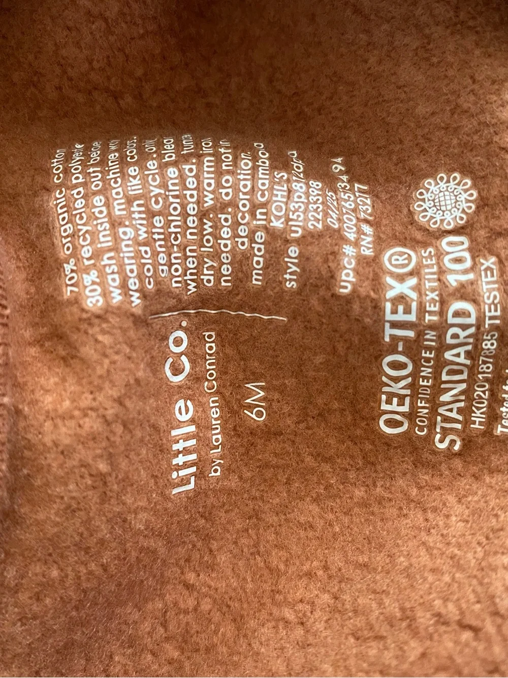 Little Co. by Lauren Conrad Halloween Pumpkin Sweatshirt & Jogger Set | 6M
